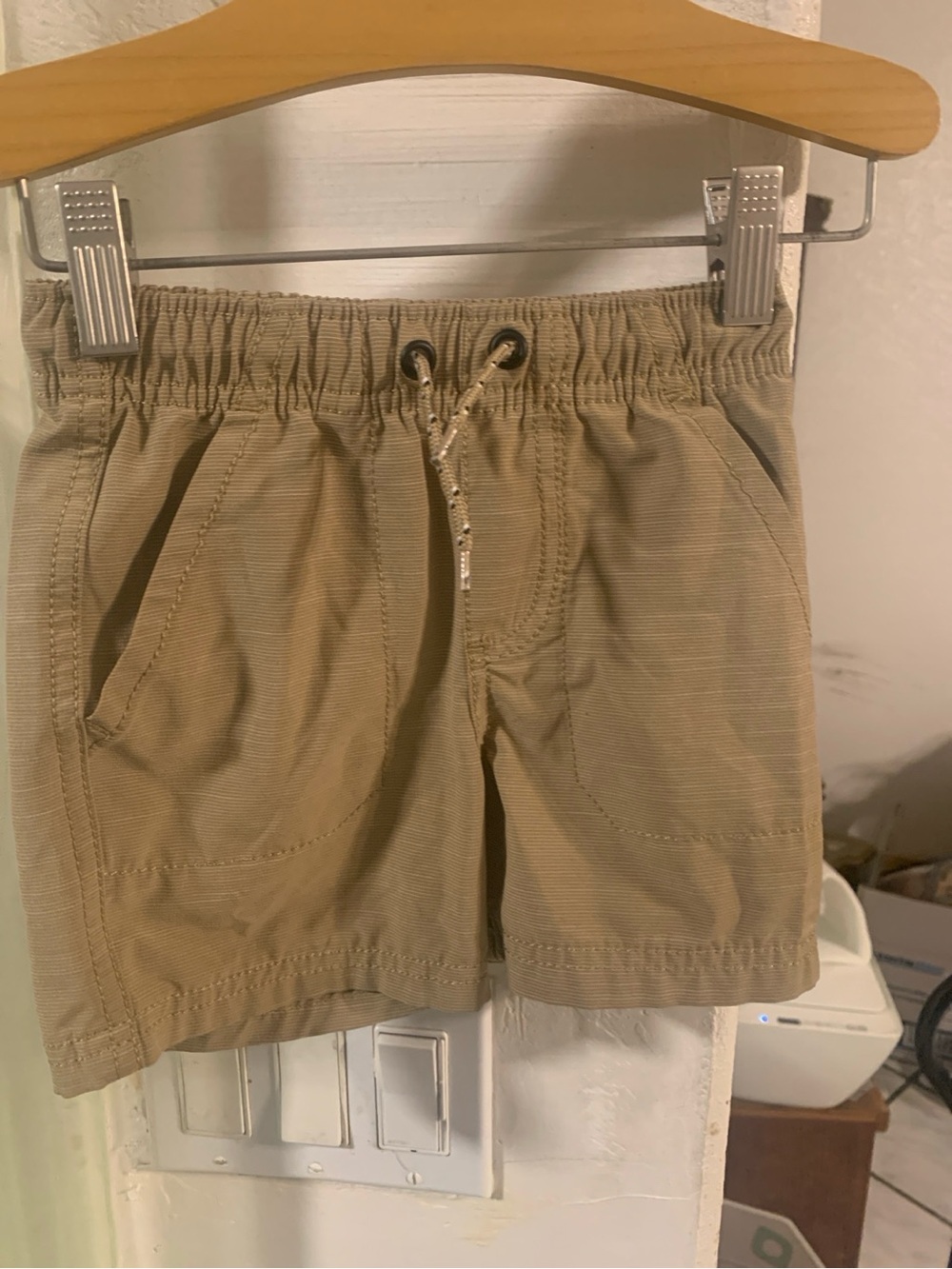 jumping beans Khaki Elastic-Waist Shorts